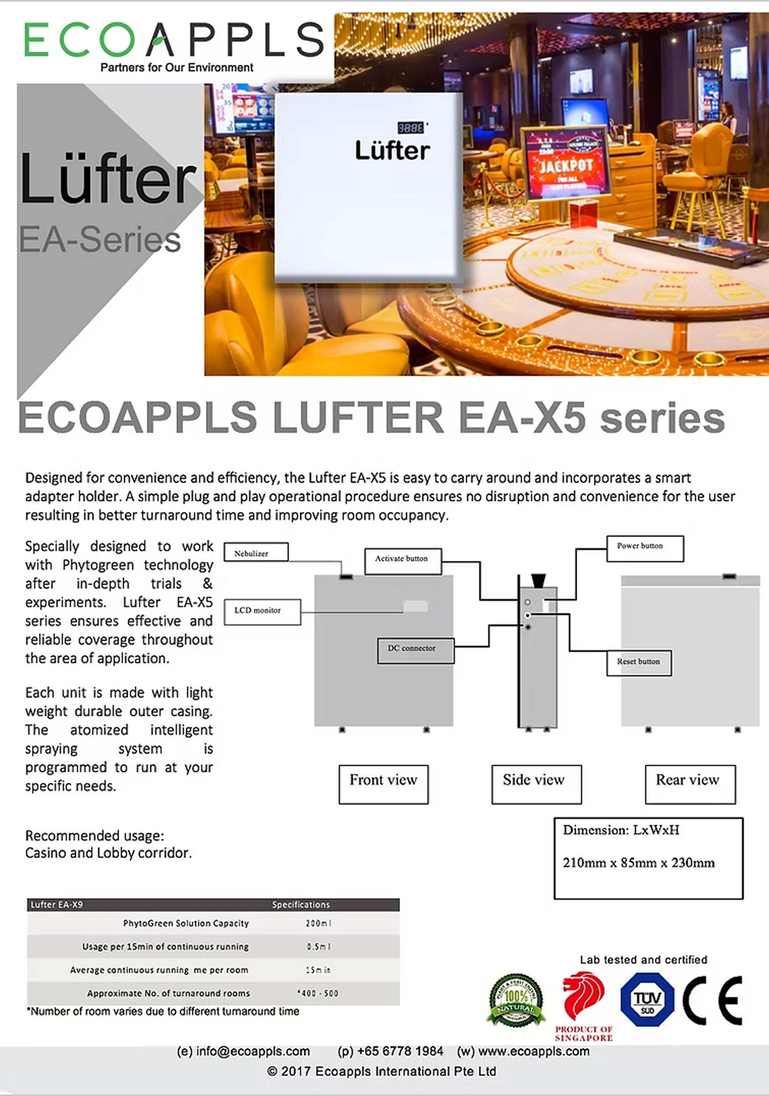 Lüfter EA-X5 Lifestyle Casino